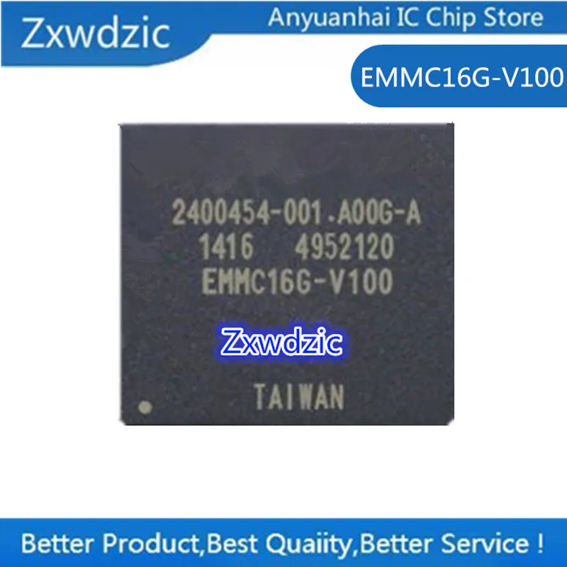 

1 шт., новый оригинальный Встроенный чип памяти EMMC16G V100