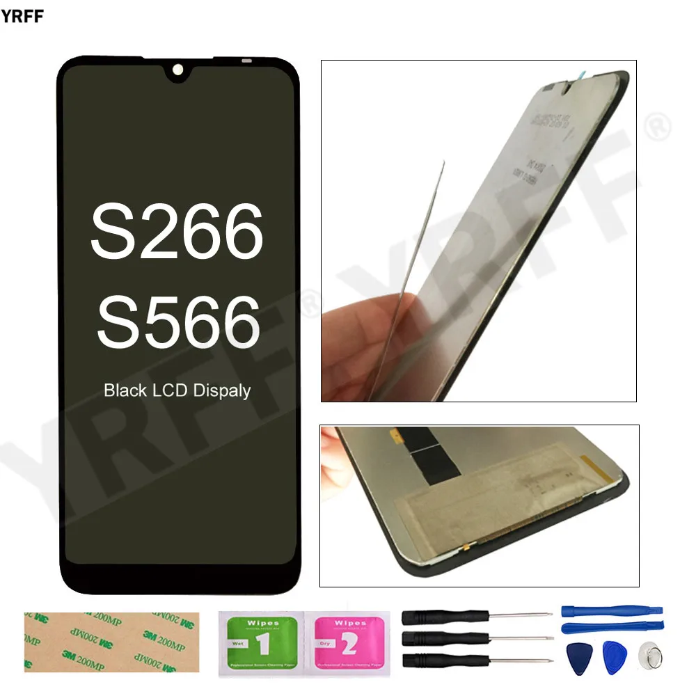 

For Philips Xenium S266 S566 LCD Display+Touch Screen Digitizer Assembly Phone Glass Panel Repair Parts Free Shipping