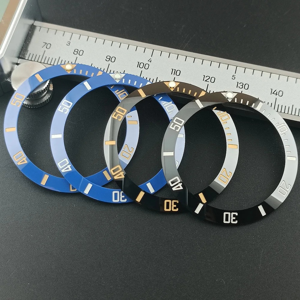 

Original high quality Watch Bezel Inserts 38mm*30.6mm Ceramic Wristwatch Bezel Insert Watch Accessories Fits For Rolex Oyster