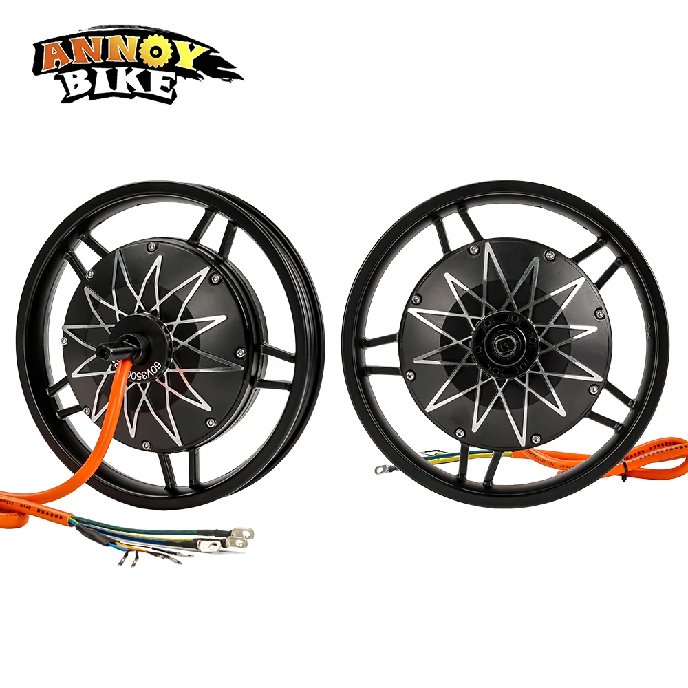 14-дюймовый бесщеточный дисковый тормозной мотор высокой мощности 48v60v72v 1500w 3000w 3500w