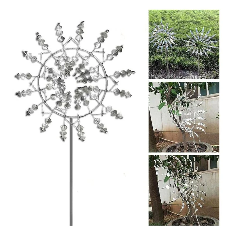 

Unique And Magical Metal Windmill Move With The Wind Outdoor Wind Spinners Wind Catchers Yard Lawn Garden Decoration