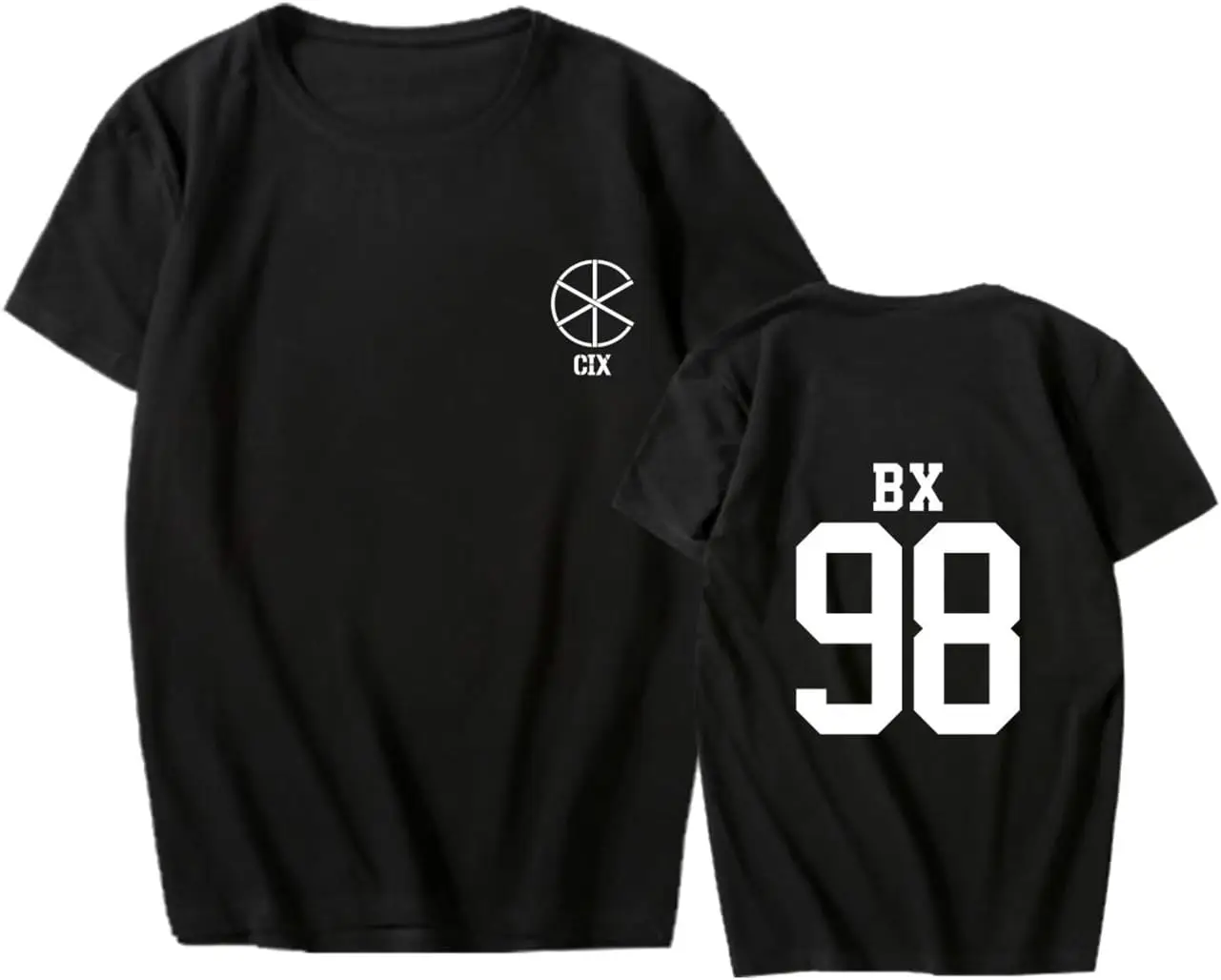 Xkpopfans Kpop CIX T-Shirt Tshirts Yonghee Bae Jin Young Seunghun Hyunsuk BX Tee Shirt