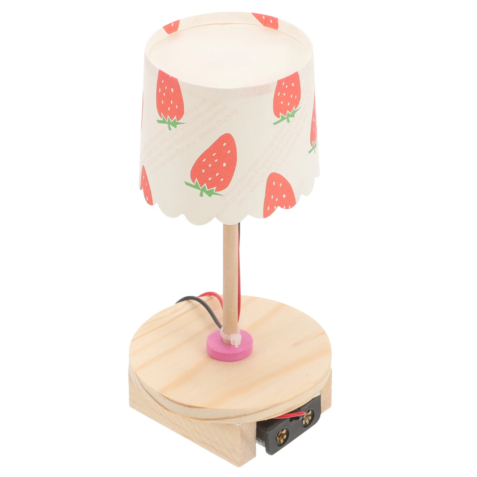 

Деревянная настольная лампа детская игрушка модель DIY Детский стол ручной работы