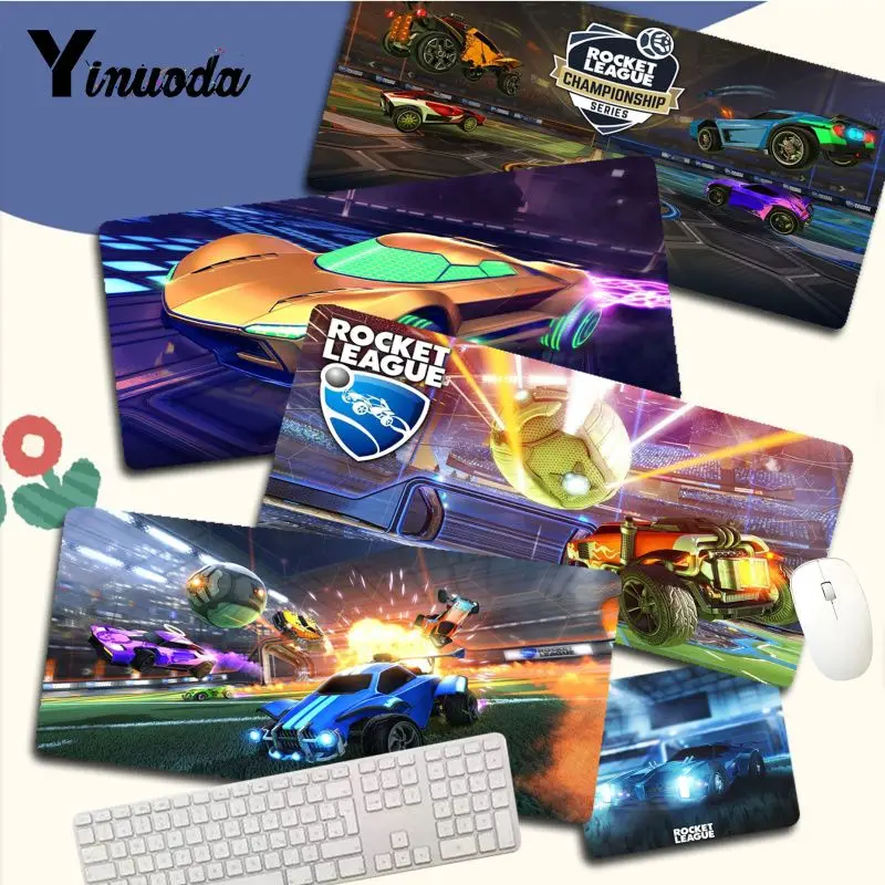 

Rocket League Simple Design Rubber PC Computer Gaming mousepad Size for Deak Mat for overwatch csgo world of warcraft