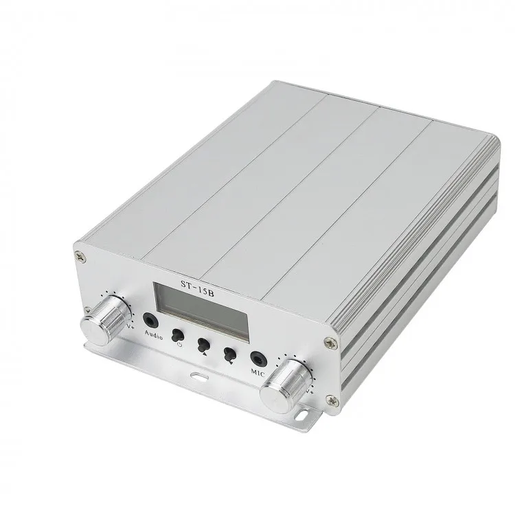 

ST-15B 76MHz-108MHz15W Stereo PLL FM Radio Broadcast Transmitter Station