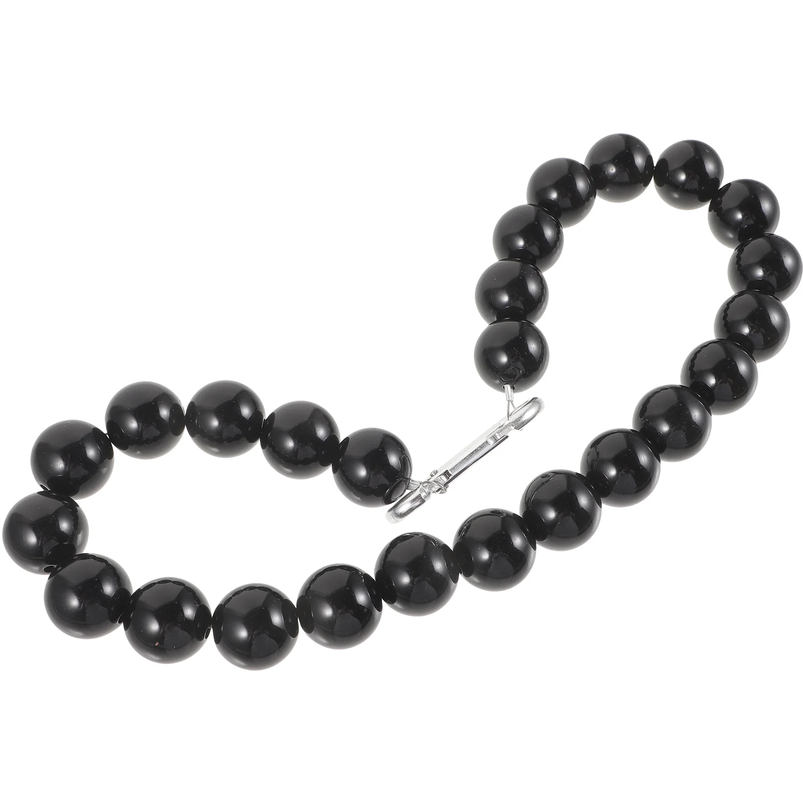 

Flags Beaded Retainer Ring Chain Weight Flagpole Beads Fixed Fixing Windproof Guide Pvc