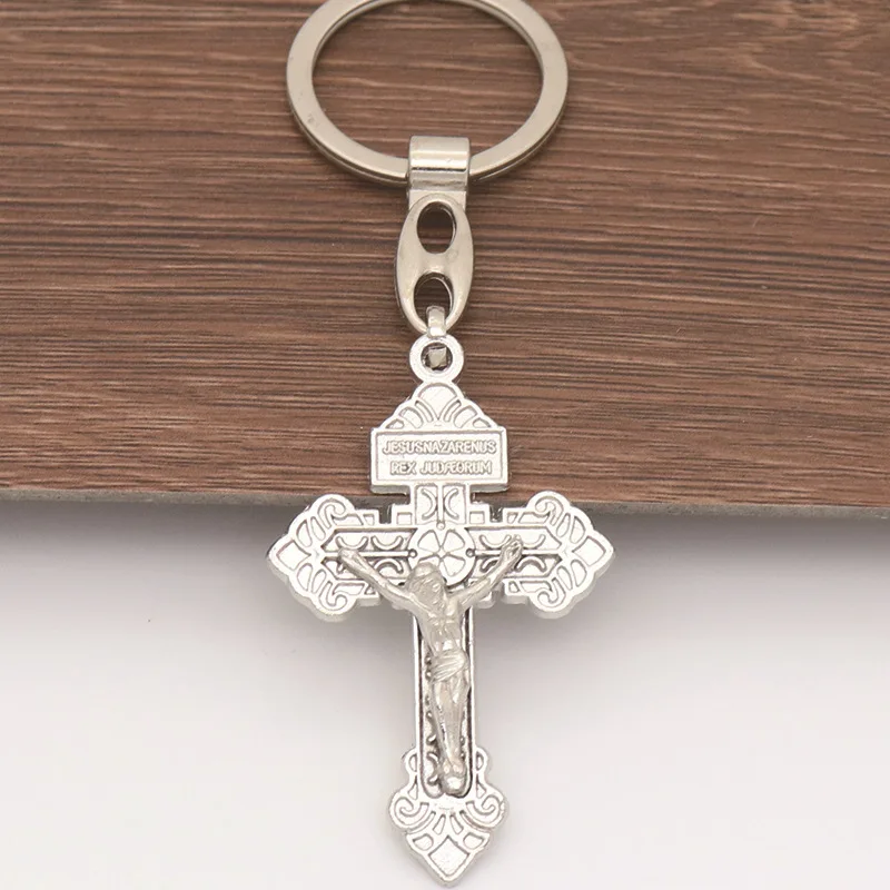 Цепочка для ключей в стиле ретро Классический религиозный сувенир мужчин женщин