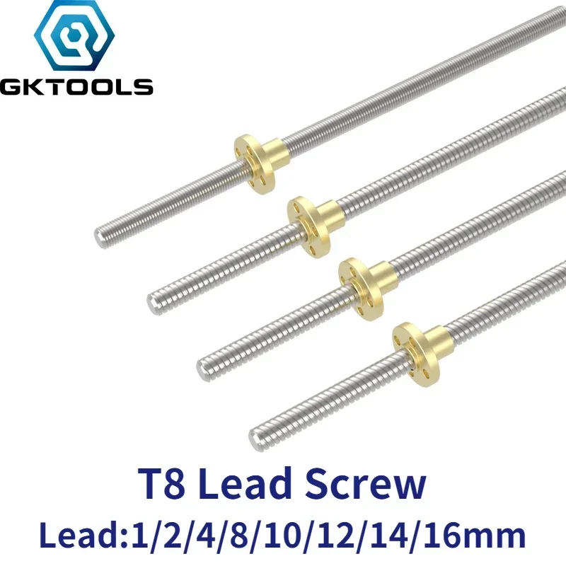 

3 шт. Ходовой винт T8 GKTOOLS 8 мм 2/8 мм для 3D-принтеров