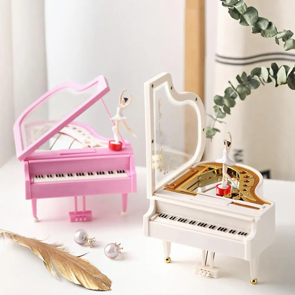 

Dropshipping!!Music Box Ornament Birthday Gift Classical Ballerina Dancing Girl Piano Music Jewelry Box for Dressing Table