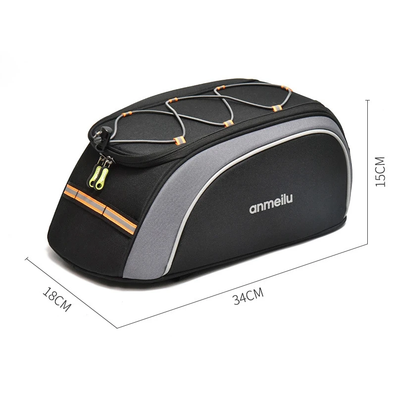 Сумка ANMEILU 8L велосипедная водонепроницаемый чехол для заднего сиденья жесткая