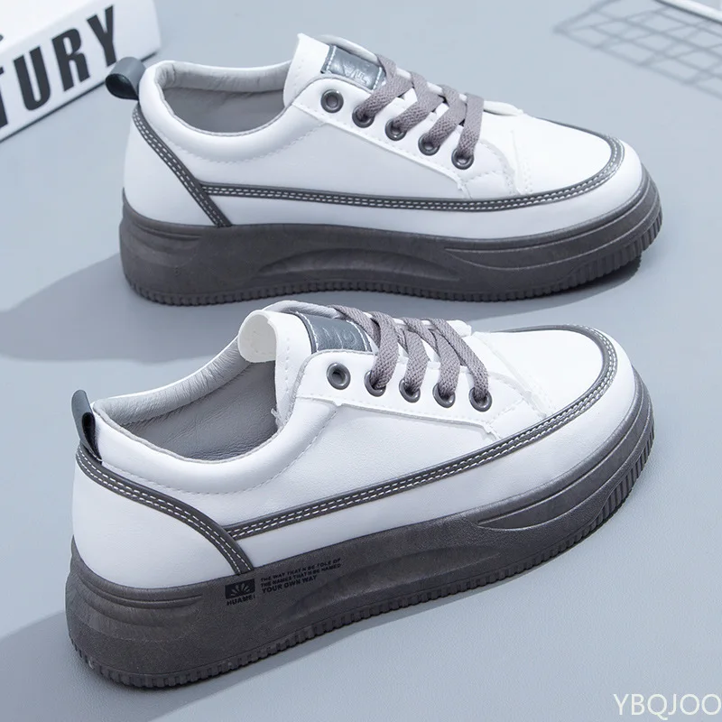

Fashion Casual Women's Shoes Autumn Styles Are High All-match White Shoes Platform Shoes Leisure Walking Shoes for Women