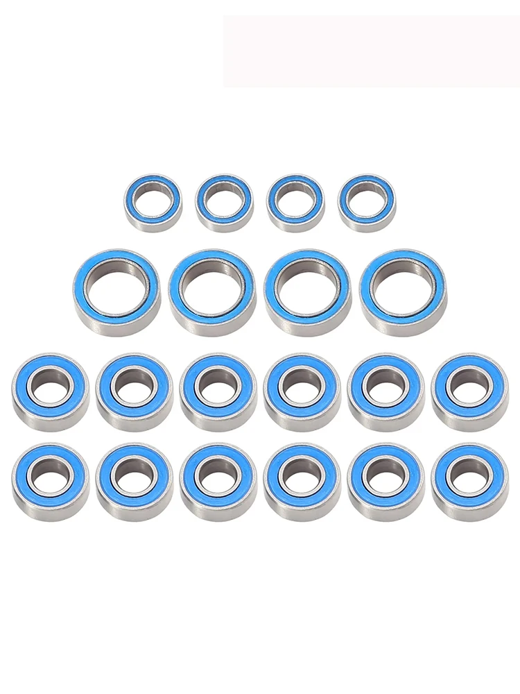 Комплект из 20 шт. Bantalan Bola Bersegel Karet для Tamiya TT01 TT-01 TT01E TT01D TT02B 110 RC Aksesori Suku Cadang Upgrade Mobil (art.: 3920ca68fa076) - 3920ca68fa076