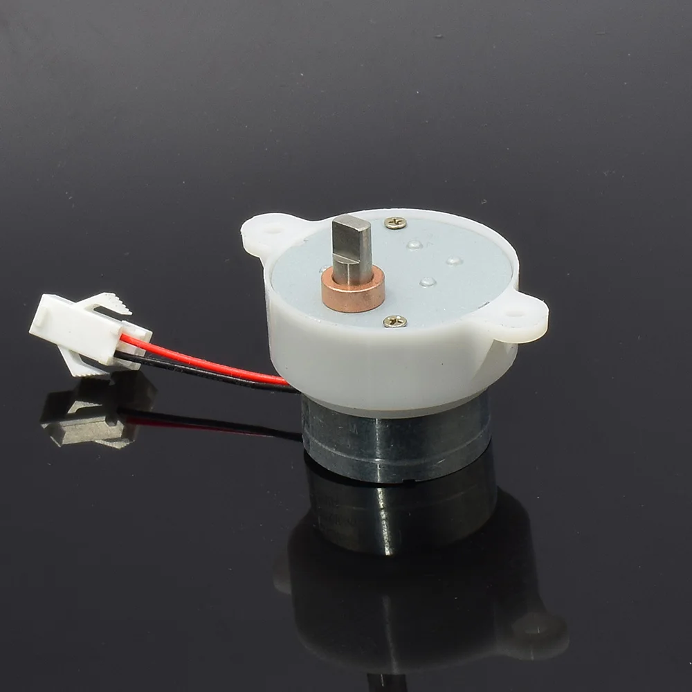 Миниатюрный электромотор с металлическим редуктором 300, 6-12 В постоянного тока, 8-16 об./мин.