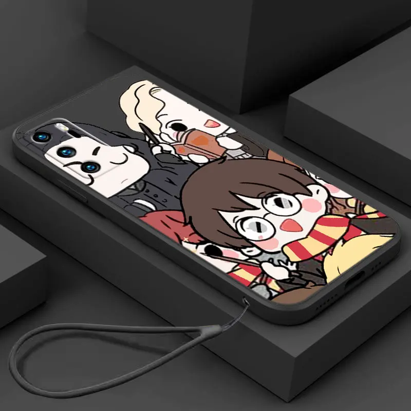 

H-Harryrs Potters Fantasy Novels Phone Case For OPPO A72 A57 A54S A53S A52 A31 A16S A9 A5 A1K A12 AX7 F21 F9 5 Liquid Rope Cover
