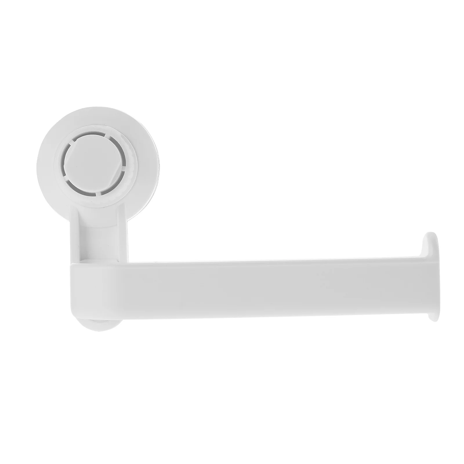 

Hand Towel Dispenser Sucker Roll Stand Black Metal Hangers Bathroom Paper Holder