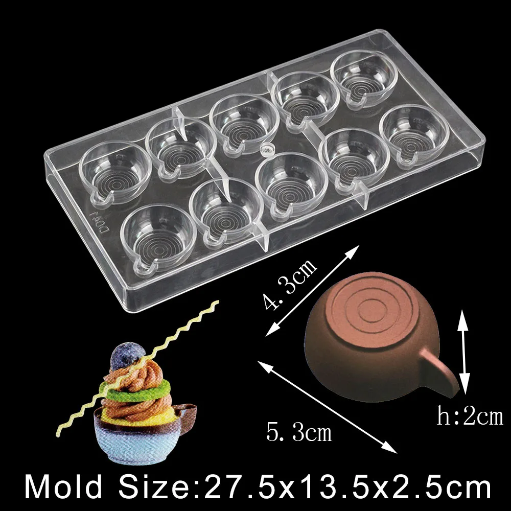 

DIY Форма Для Шоколада, Пластиковая Поликарбонатная Чашка Для Чая, Инструмент Для Выпечки Десертов