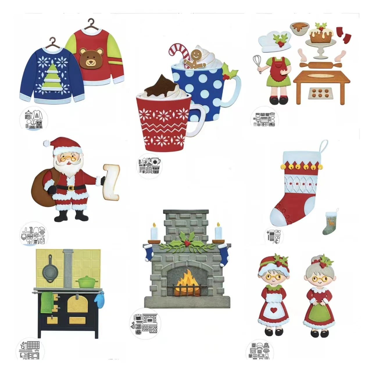 

Christmas Cutting Dies New Arrival 2022 For Scrapbooking Paper Craft DIY Handmade Card Embossing Decoration Craft Album Punch