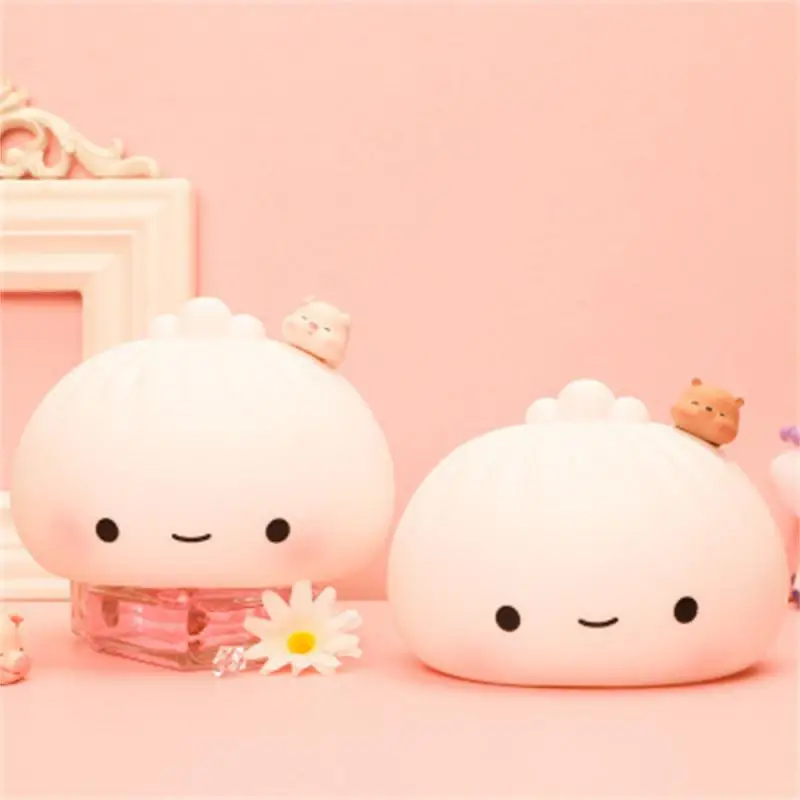 

Pat Light Environmental Friendly Multicolor Chargeable Child Gift Household Night Light Healthy Light Lighting Silica Gel Soft