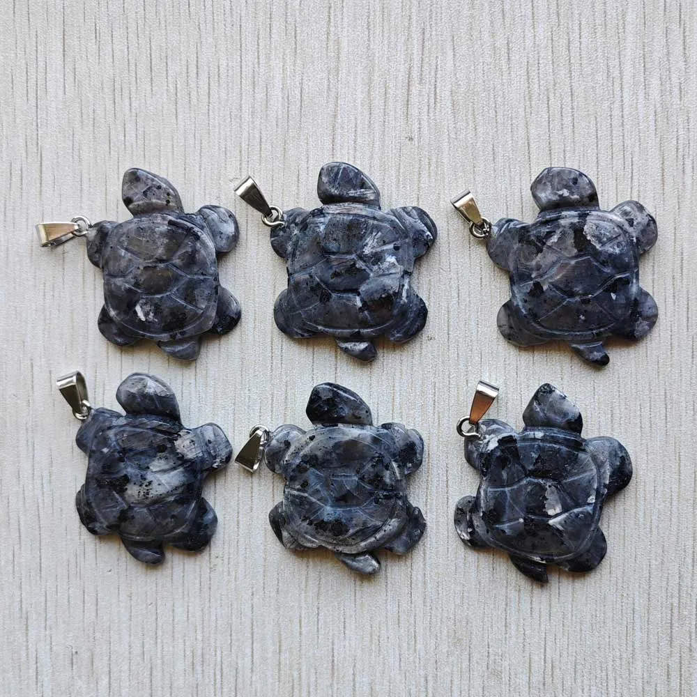 6 шт./партия подвески в форме черепахи