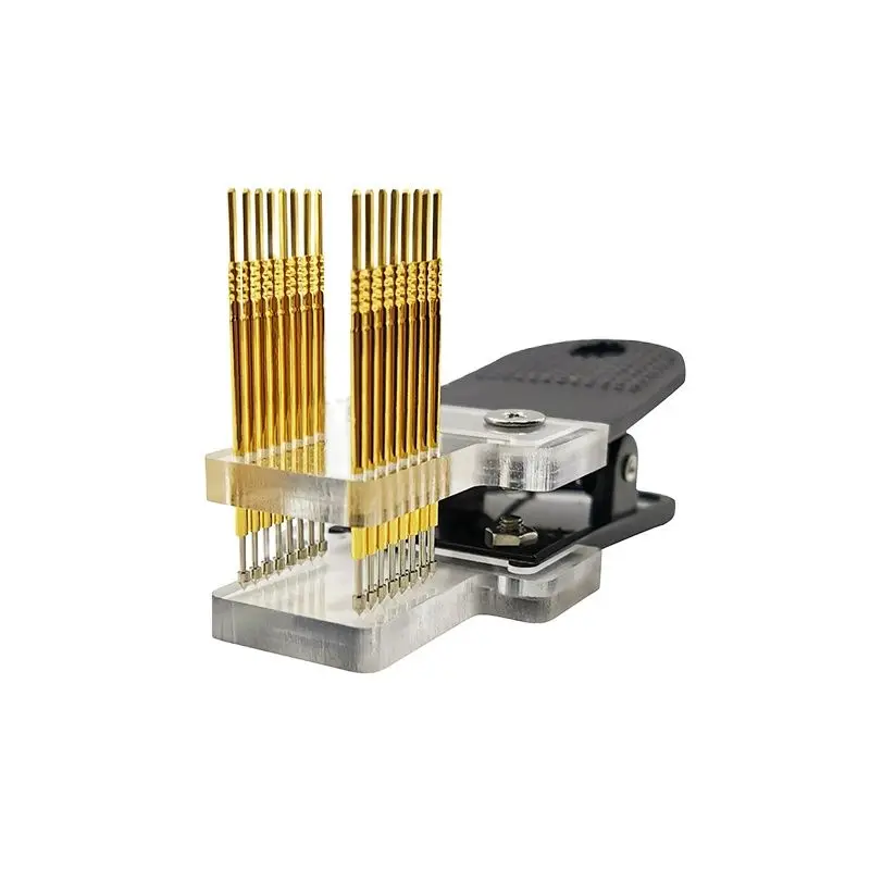 ESP8266 Sonde Clip Werkzeug Программирование загрузки Brennen Fehlersuche Inspektion Leuchte для ESP-07 / 12E 12F