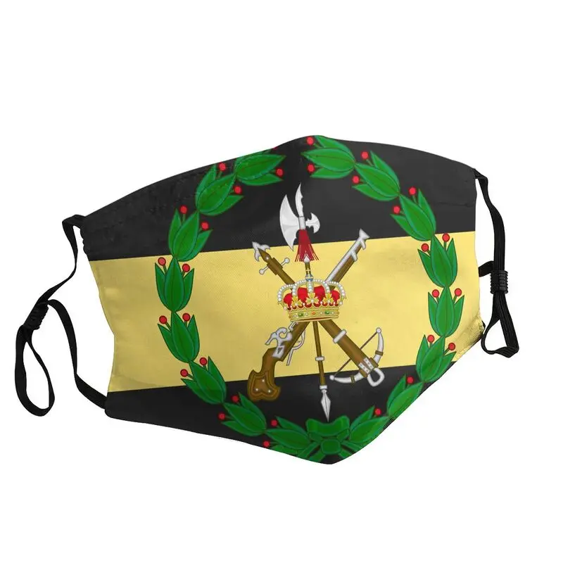 

Маска испанского легиона от пыли, моющаяся, для мужчин и женщин