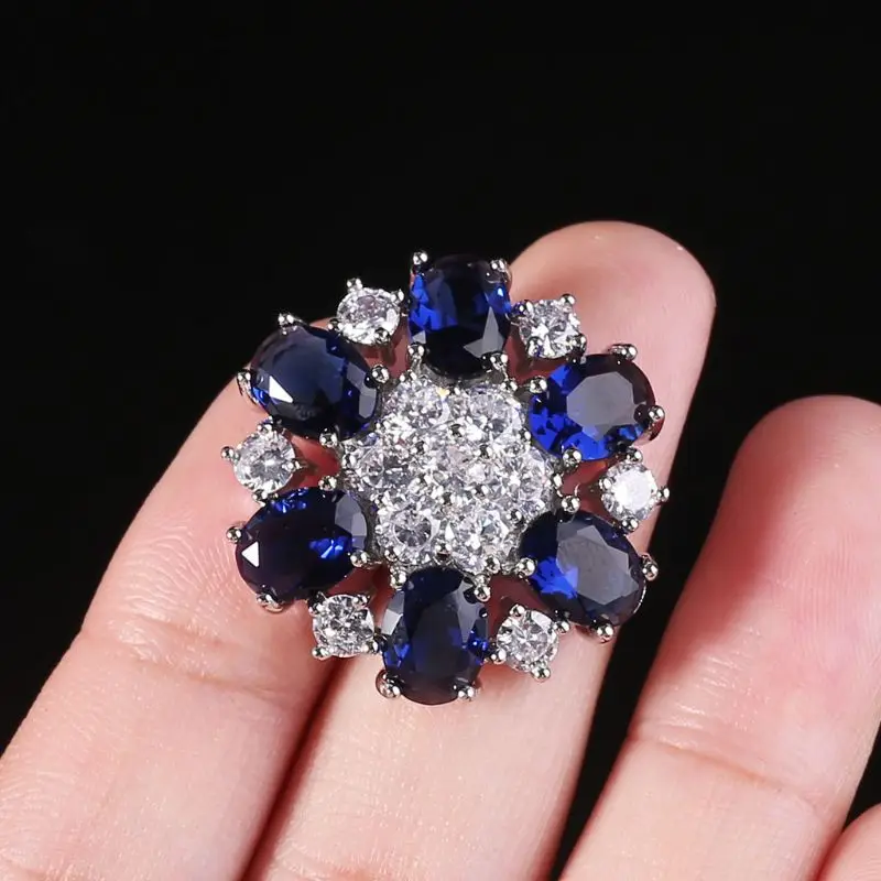 

1Pc 25mm Glitter for rhinestone Jewelry Sexfoil Shape Decorative Buttons With Me