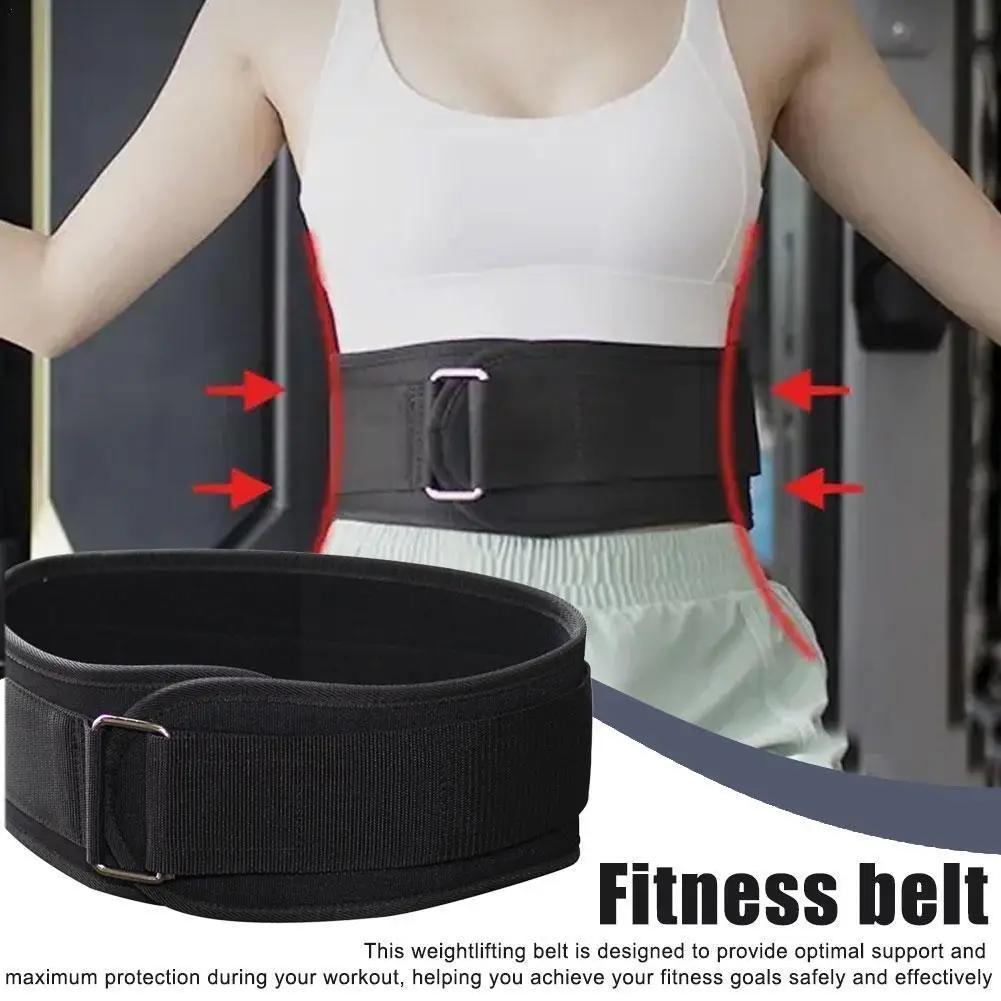

Gym Weightlifting Belt Adjustable Waist Back Support Squat Belt Workout Barbell Fitness Deadlifts Dumbbell Training B6A6