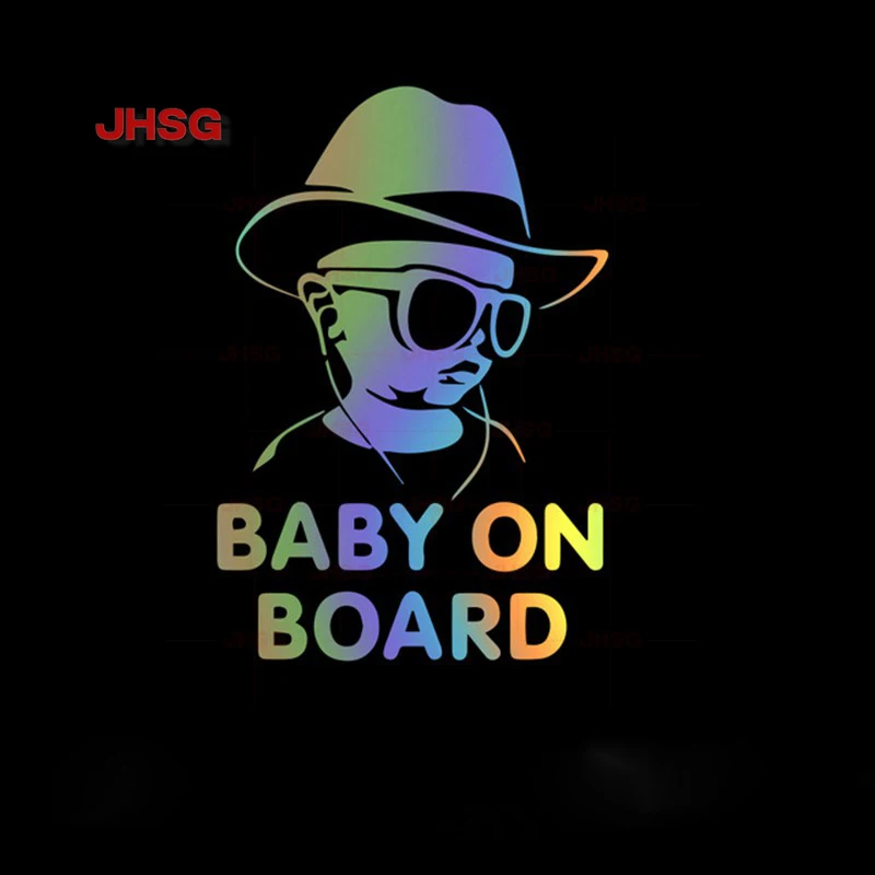 Автомобильные наклейки для капельного транспорта забавные светоотражающие