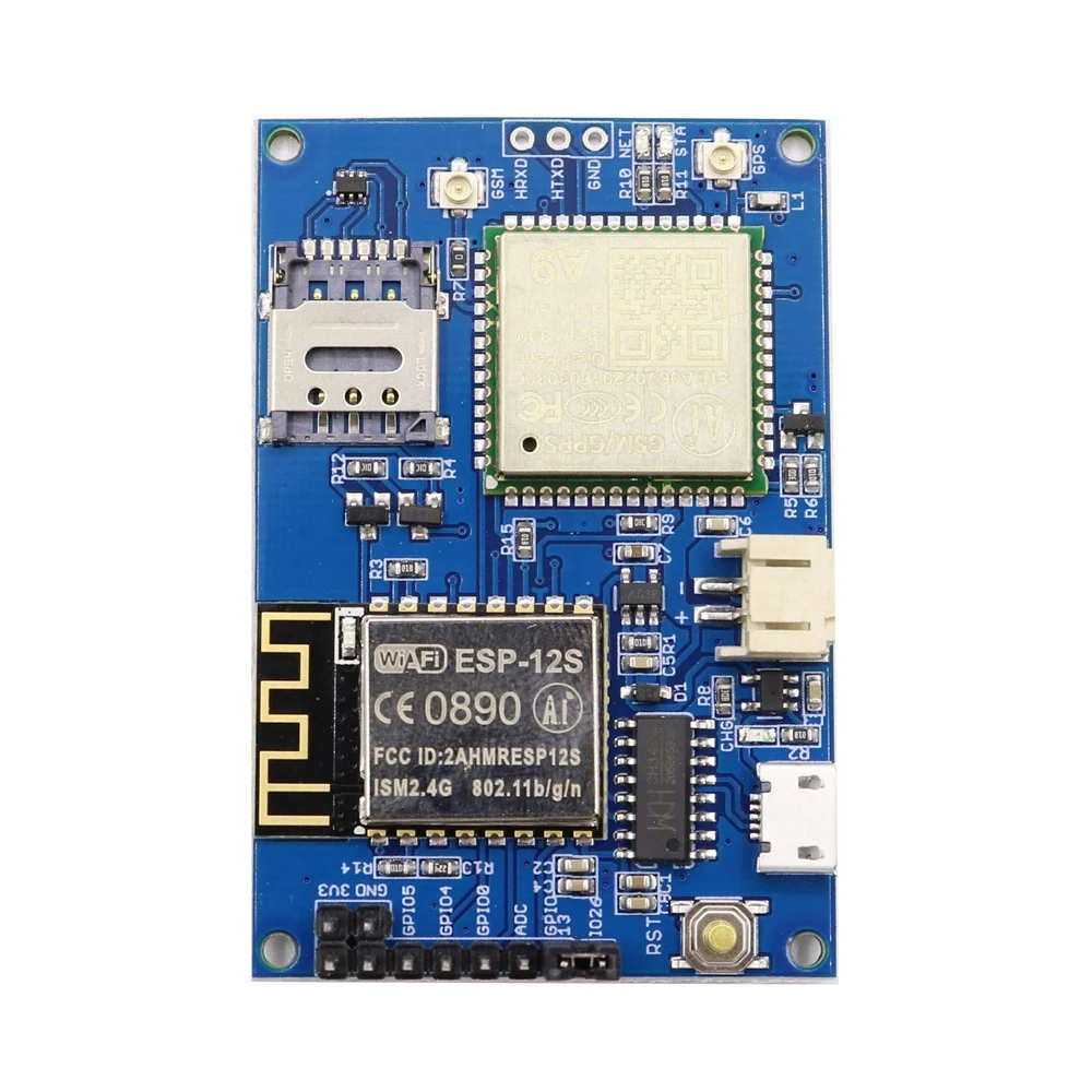 ESP8266 ESP-12S A9 GSM GPRS Knot IOT макетная плата с Wi-Fi антенной |