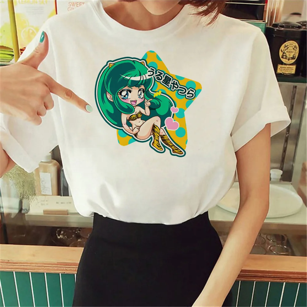 

Urusei Yatsura tshirt women designer tshirt girl streetwear clothes