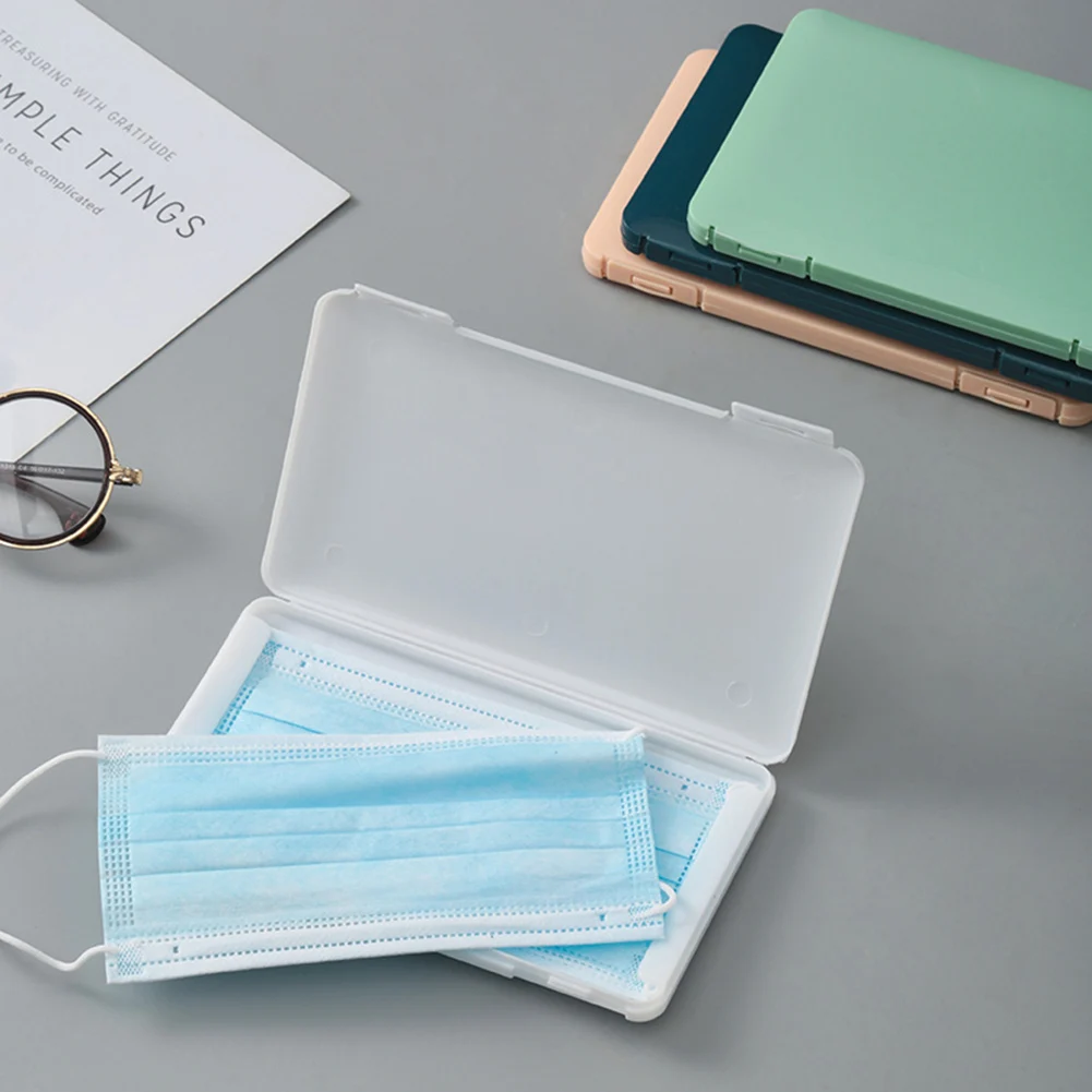 

Чехол для маски для лица, одноразовый, портативный, с маской, контейнер для масок-Органайзер