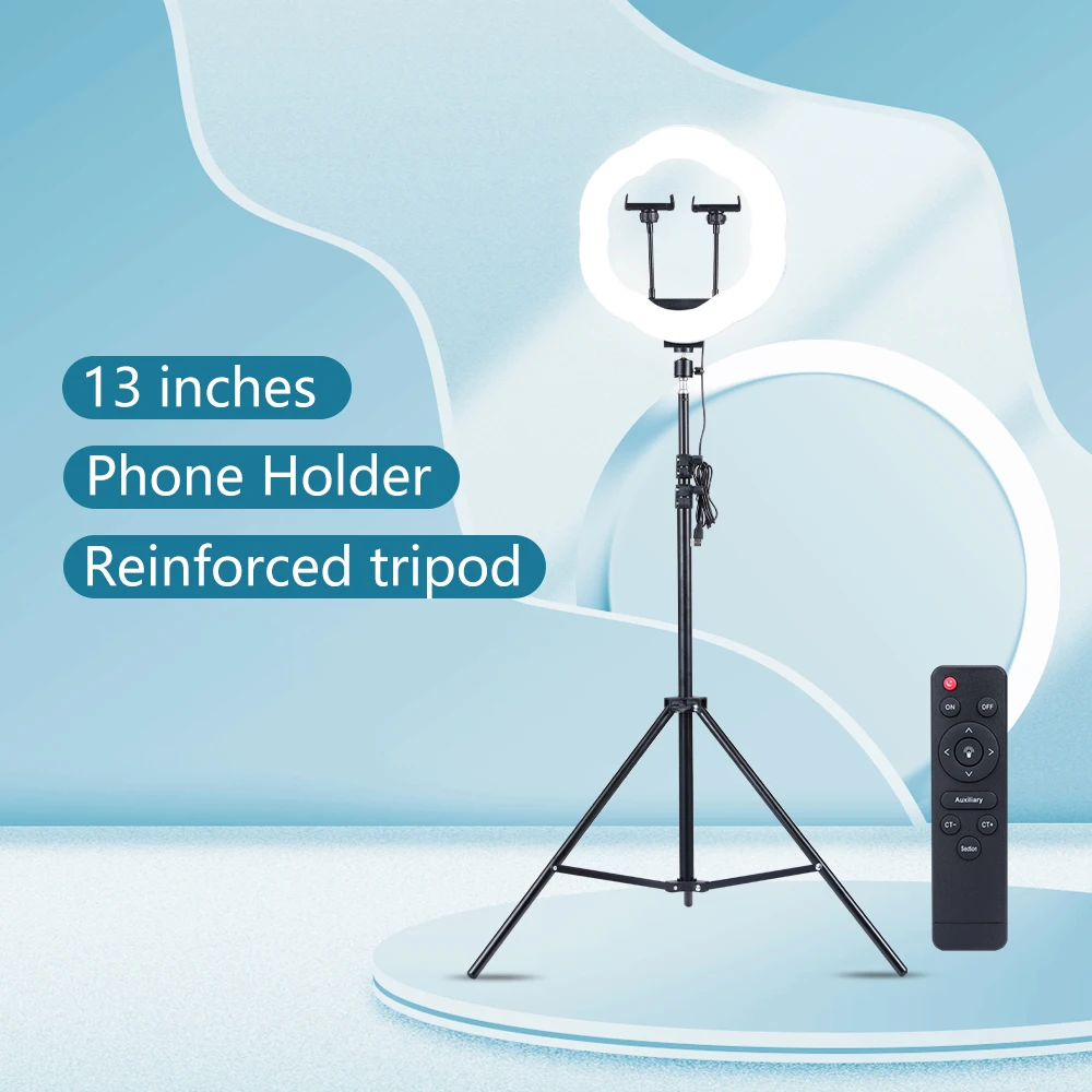 

33 см, 13 дюймов, Цветочная слива, заполнитель, Большой кронштейн для штатива, с фотодержателем x2, портативный пульт дистанционного управления