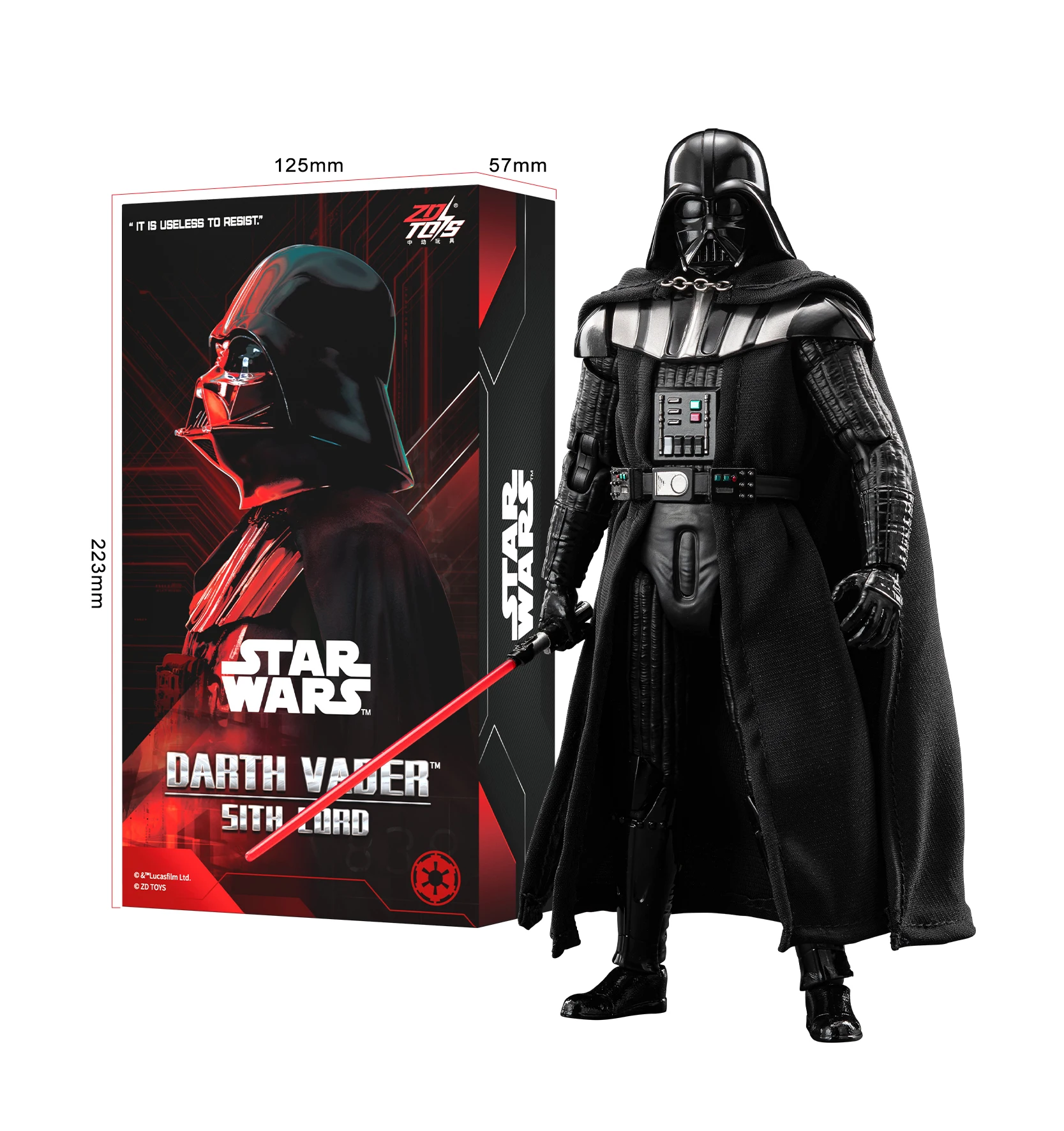 Фото Новые фигурки ZD Toys 1/10: Мандалорец, Грогу, Звездные войны, Дарт Вейдер, Люк Скайуокер, Штурмовик. Аниме-модели, подвижные игрушки. №1
