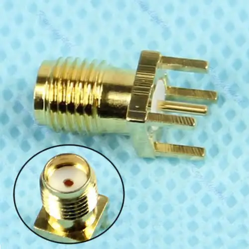

2022 New PCB Mount SMA Female Plug Straight Receptacle Solder Adapter Connector
