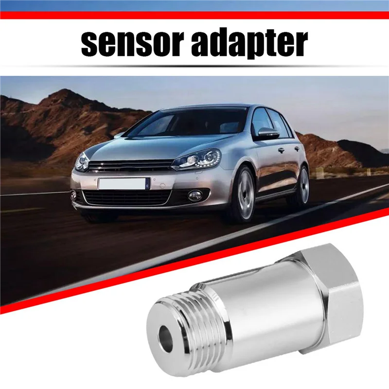 

2X M18X1.5 Oxygen O2 Sensor Adapter Converter Car CEL SES DTC Fix Check Engine Light Eliminator O2 Extender Spacer
