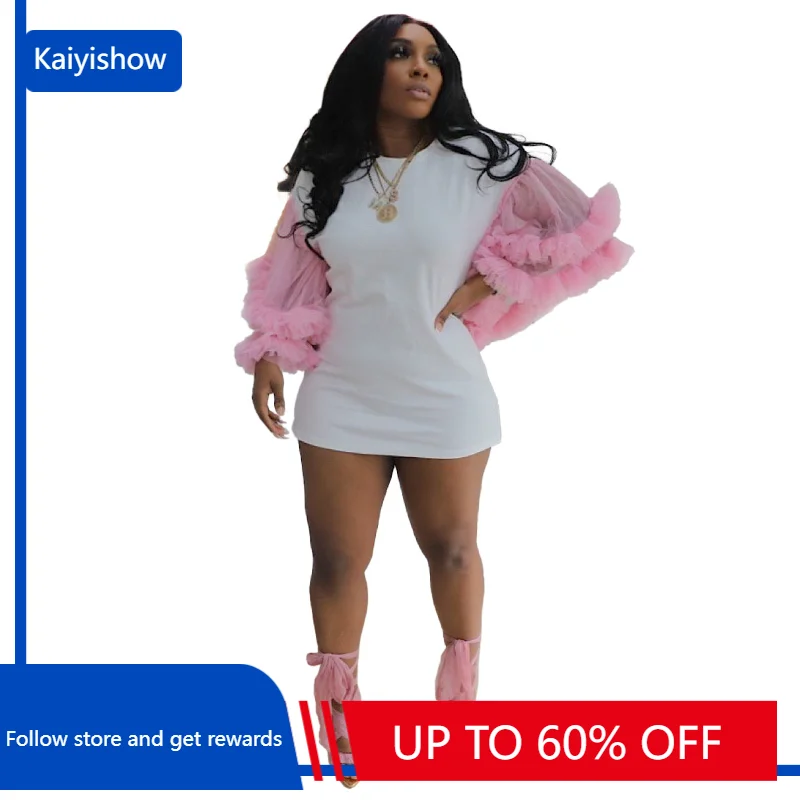 

African Clothes for Women Summer Elegant Polyester African Women 3/4 Sleeve Pink White T-shirt African Tops Women Clothes