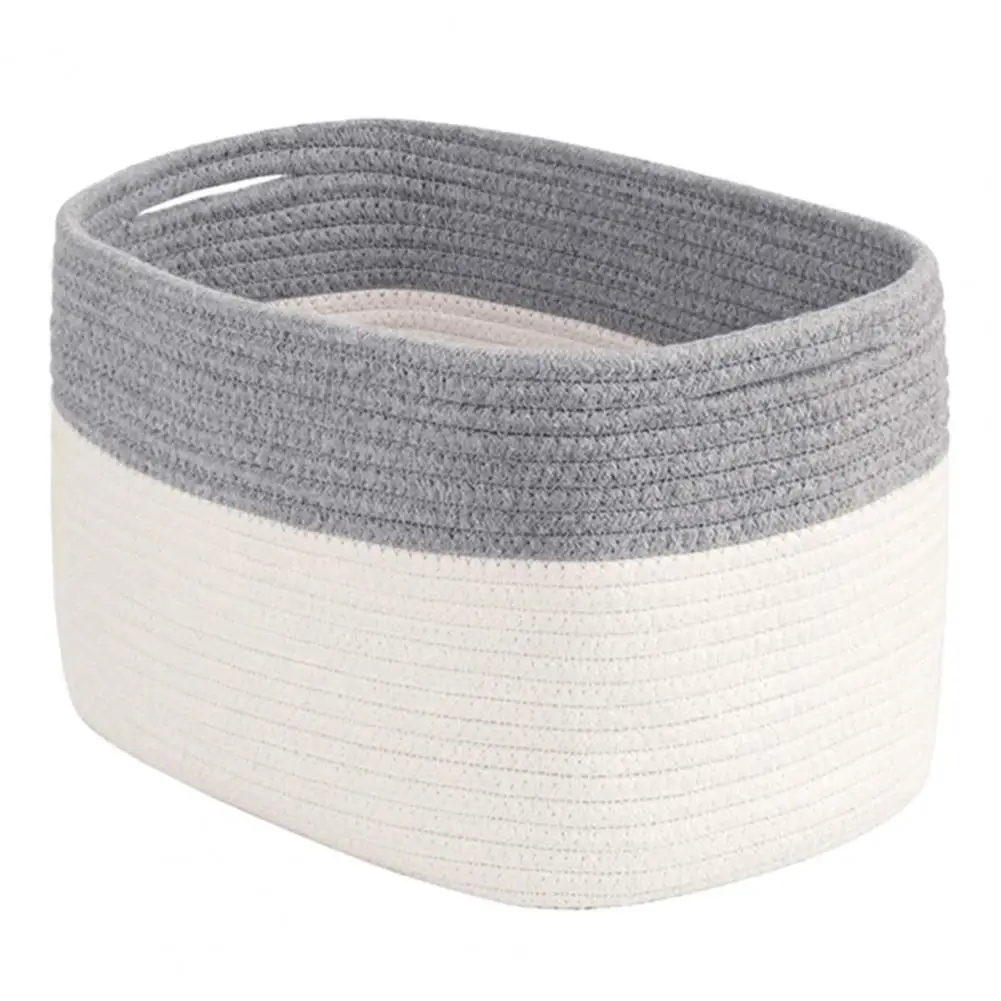 

Storage Baskets Multi-color Large Capacity Widely Applied Cotton Rope Storage Baskets Bins for Laundry Home Storage