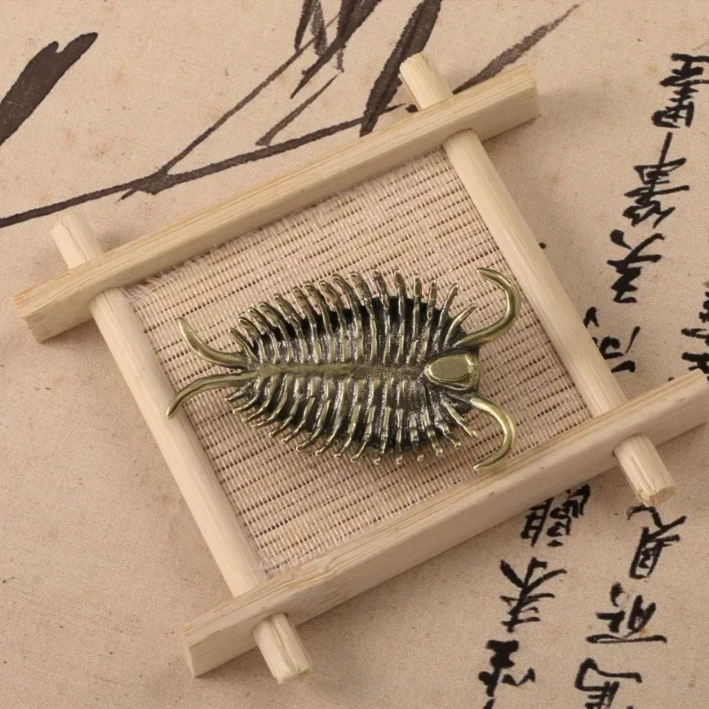 Маленькая Медная Фигурка С Древним Камбрийским Tribrachia Дизайн Насекомых Украшения