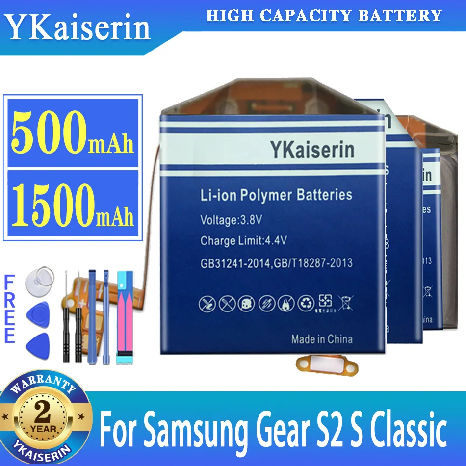 

YKaiserin High Quality Battery EB-BR720ABE EB-BR750ABE For Samsung Gear S2 S Classic R732 BR720 SM-R750 R750 Batterij
