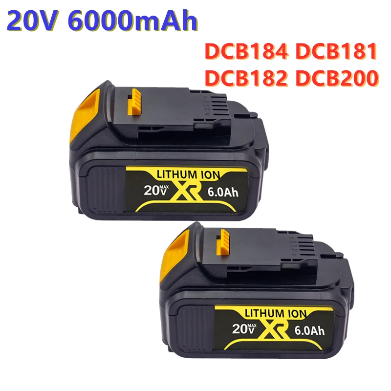 

Сменный аккумулятор для электроинструмента DeWalt DCB184 DCB181 DCB182 DCB200 20 в 5 А 18 в 18 в L50