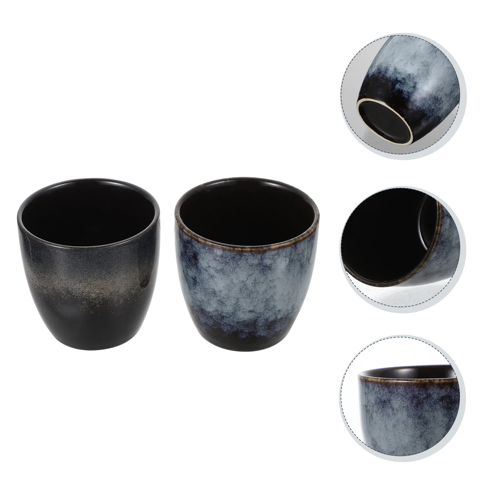 

Tea Cup Cups Ceramic Pottery Kung Matevintage Traditional Teacup Jianzhan Bowlhandles Fu Asian Porcelian Japan Set Japanese