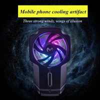 fl05 mobile phone usb game cooler system cooling fan gamepad holder stand radiator with battery for iphonesamsunghuaweixiaomi