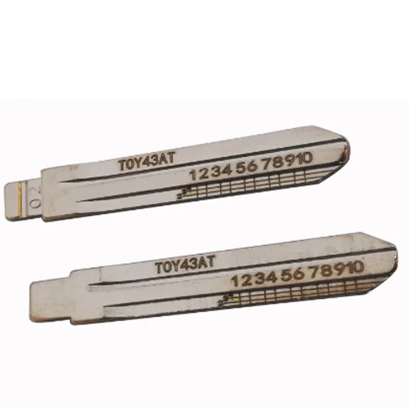 10 Шт. # 02 Выгравированная Линия Toy43at Необработанный Металлический Ключ сделай Сам