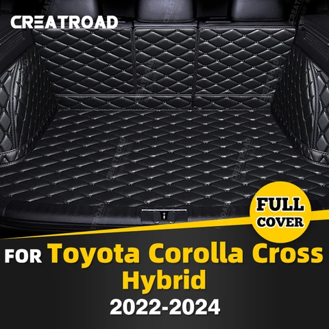 Автоматический коврик в багажник с полным покрытием для Toyota Corolla Cross Hybrid 2022 2023 2024, чехол для багажника автомобиля, аксессуары для защиты салона