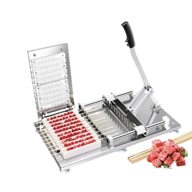 Шашлык для мяса барбекю ручной шампур Satay машина из нержавеющей стали шашлык