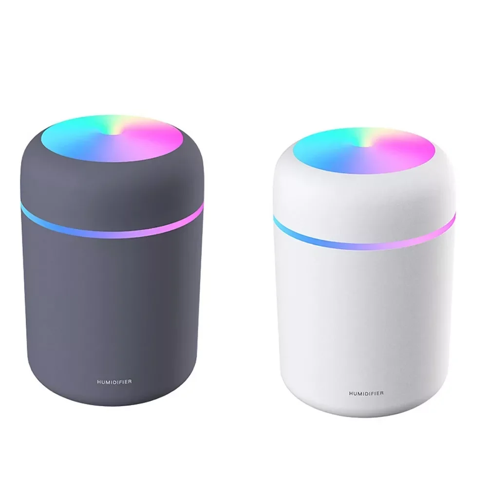 Air Humidifier USB Ultrasonic Aroma Essential Oil Diffuser Romantic Soft Light Humidifier Mini Cool Mist Maker Purifier