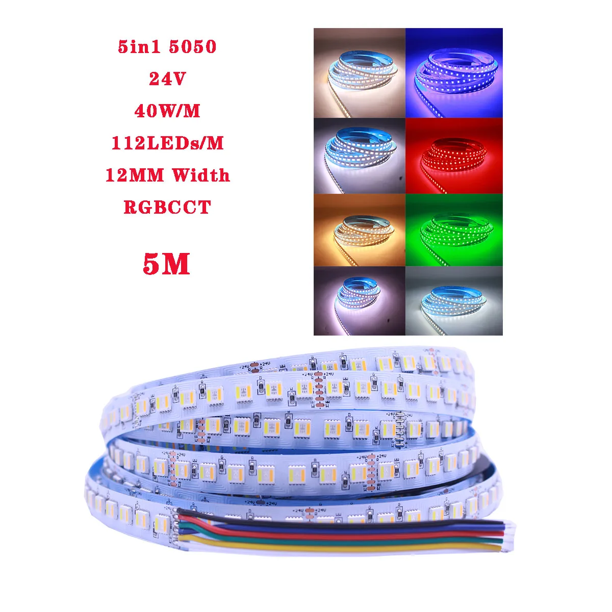 

Гибкая светодиодная лента Taslauk RGB+CCT RGBCCT RGBWW 5050