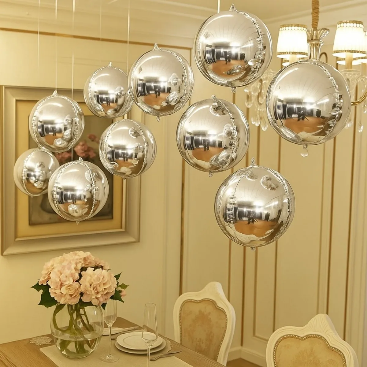 

Набор из 10 фольгированных шаров 4D 10 дюймов