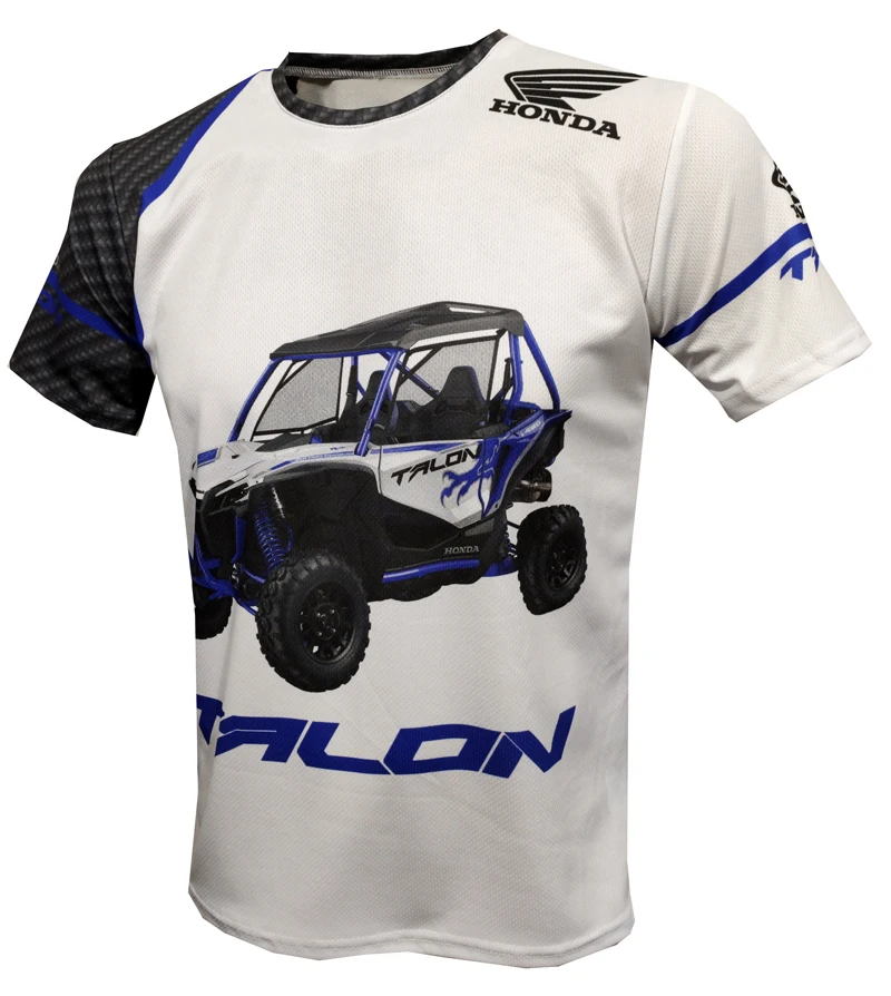 

For HONDA ATV Mountain Racing Car Fan Team Motorcycle Bike Riding Cycling T-shirt Dry Do Not Fade Jersey Quick-dry Breathable