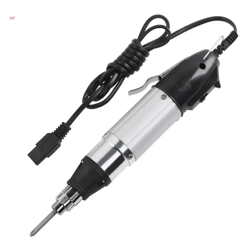 

Electric Screwdriver with 10 Piece Bits Stepless Speed Electric Screwdriver Regulation Repair Tool Stainless- Steel